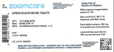 Ciprofloxacin 14 Count Sample Label (Ciprofloaxin 14 Count Sample Label)